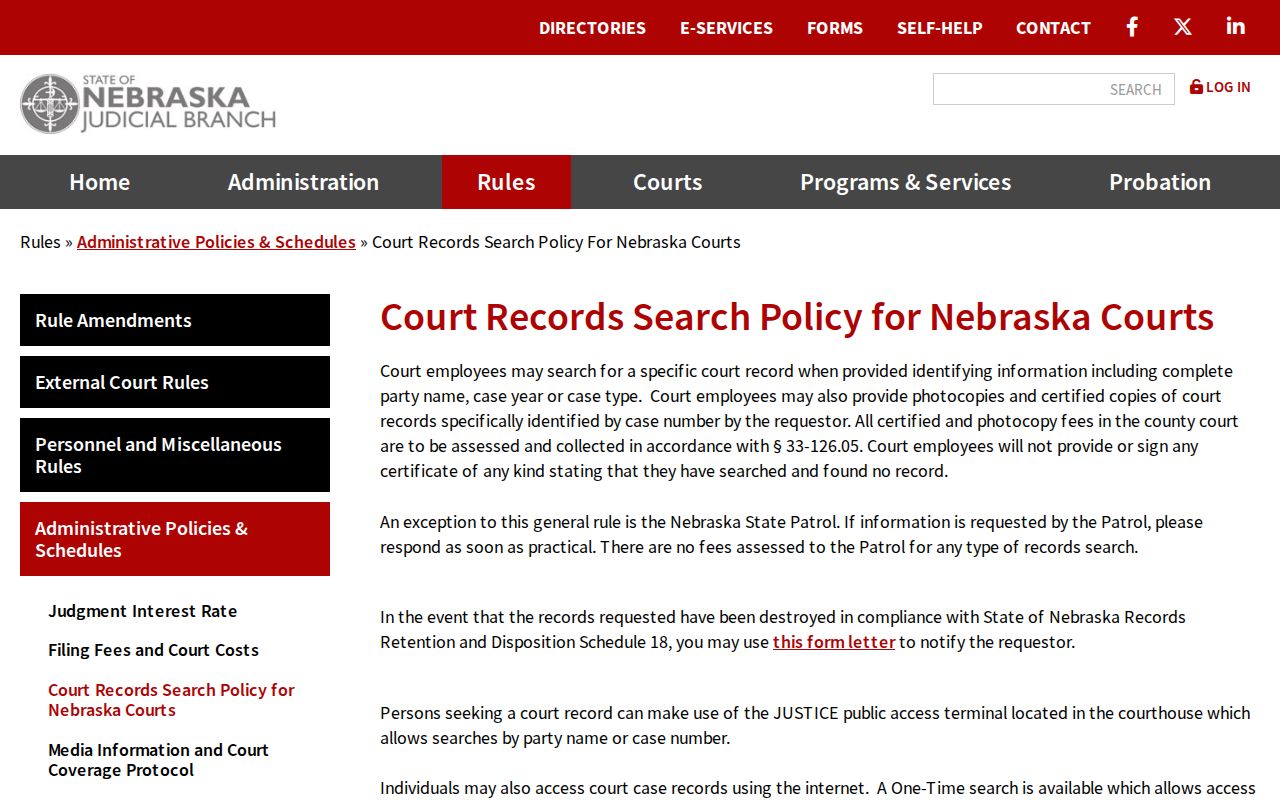 Brown County warrant check court-record access policy